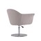 Manhattan Comfort Voyager Swivel Adjustable Accent Chair in Barley and Brushed Metal AC051-BA - alternate 3